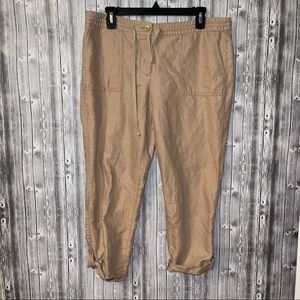 Talbots | Khaki Capris Pants Size 12P | Tan Knee Length Pants | Womens Clothes